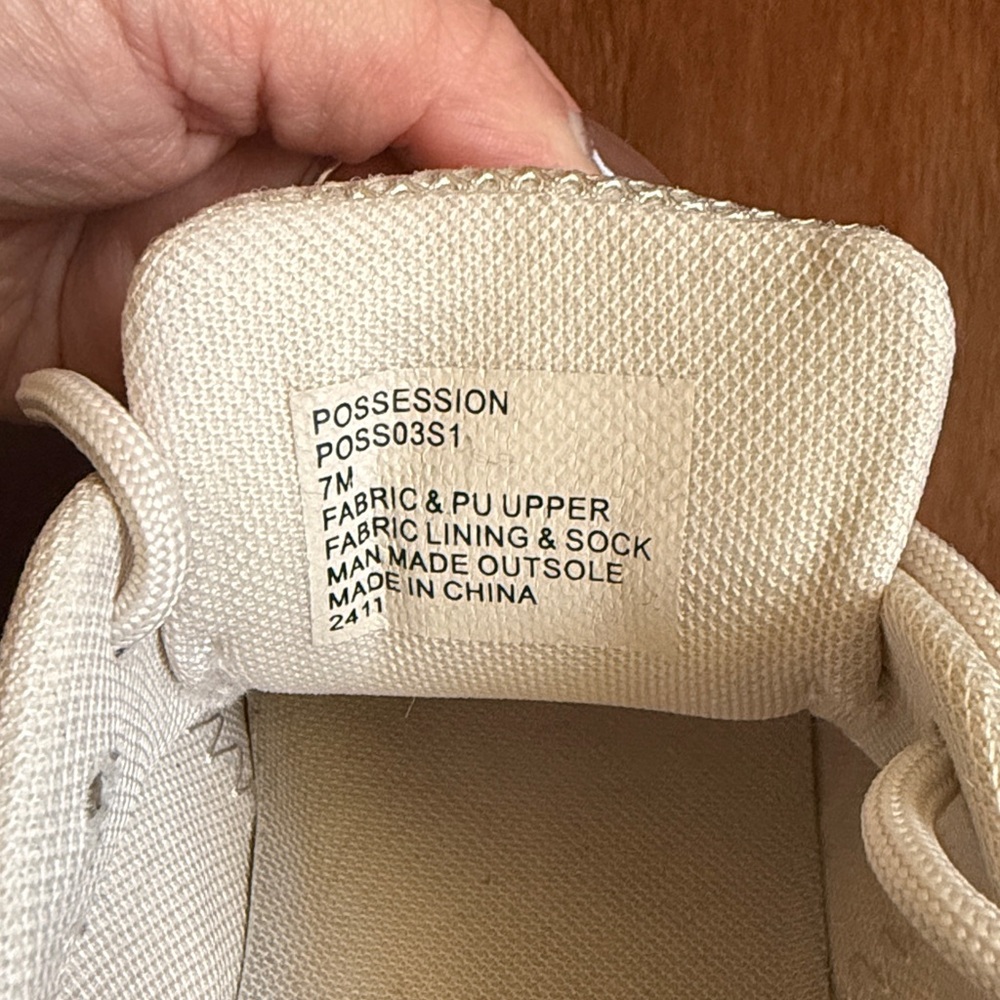 Steve Madden Tan Platform Sneakers - Picture 6 of 7